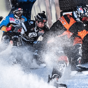 Switzerland ice cross race