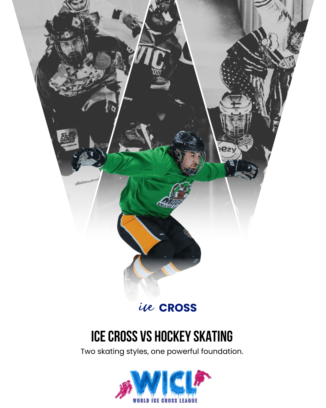 Ice Cross vs Hockey Skating: Key Differences in Technique