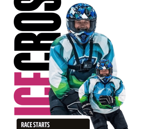 Ice Cross Race Starts Technique: Explosive Power on Ice